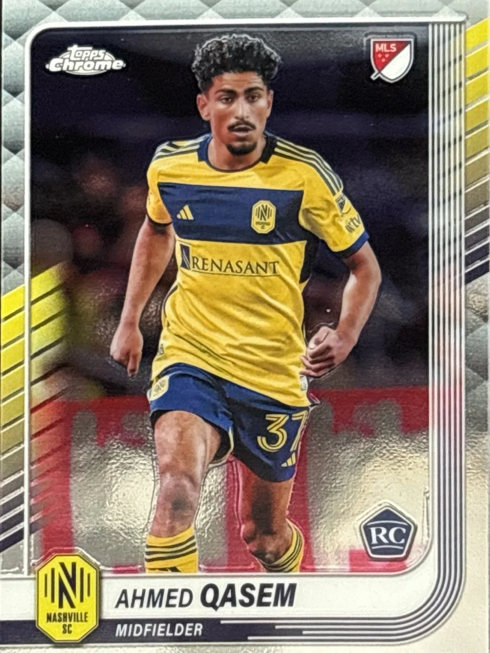 Topps Chrome Ahmed Qasem Nashville SC Rookie Card